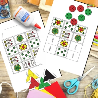 The Royal Game of Ur Template - Flat