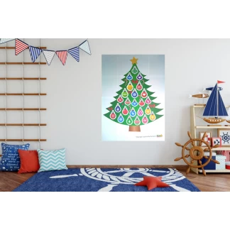 Giant advent calendar for Christmas