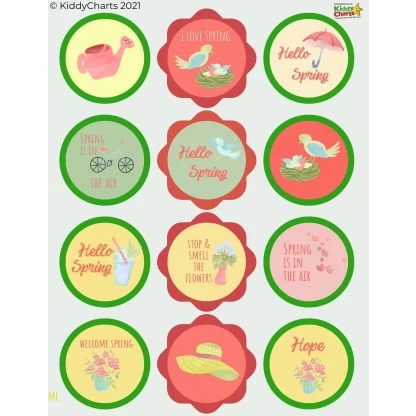 Spring cupcake toppers - Image 2
