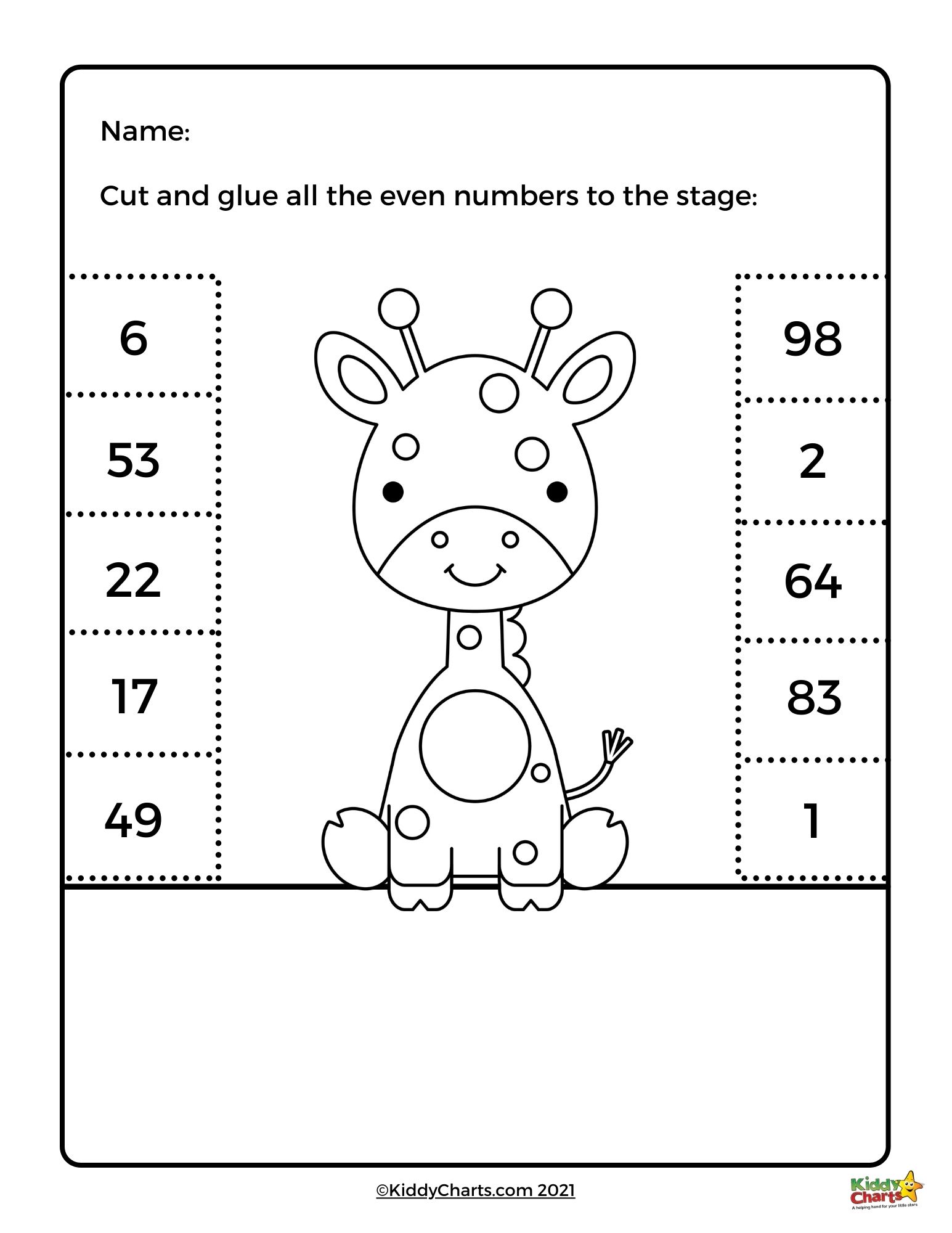 Kindergarten Math Worksheets Animal Math Worksheets KiddyCharts Shop
