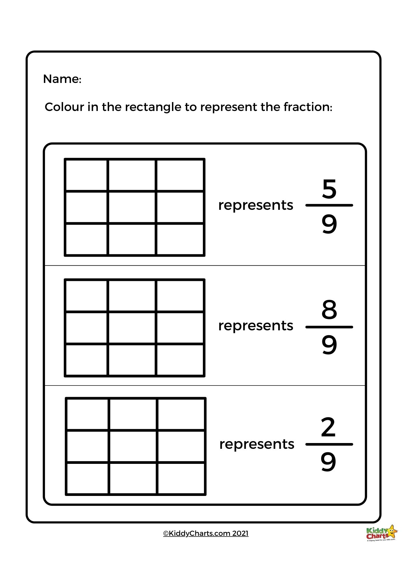 equivalent fractions worksheets kiddycharts shop