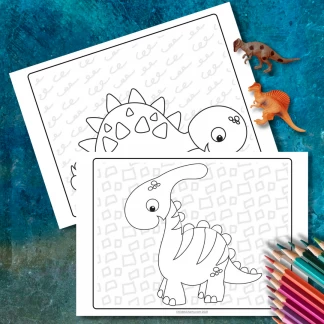 Dinosaur coloring pages