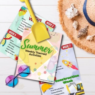 Summer weekly themed activity sheets