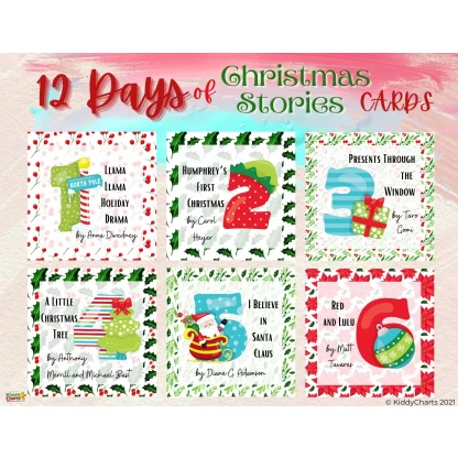 Christmas books for kids story cards: 12 days of reading - Image 2