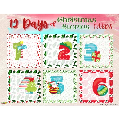Christmas books for kids story cards: 12 days of reading - Image 3