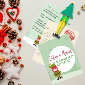 Elf ideas and tasks for kind kids: Editable pdf
