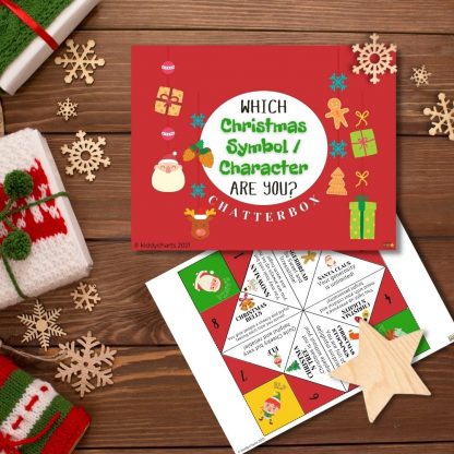 chatterbox template for christmas